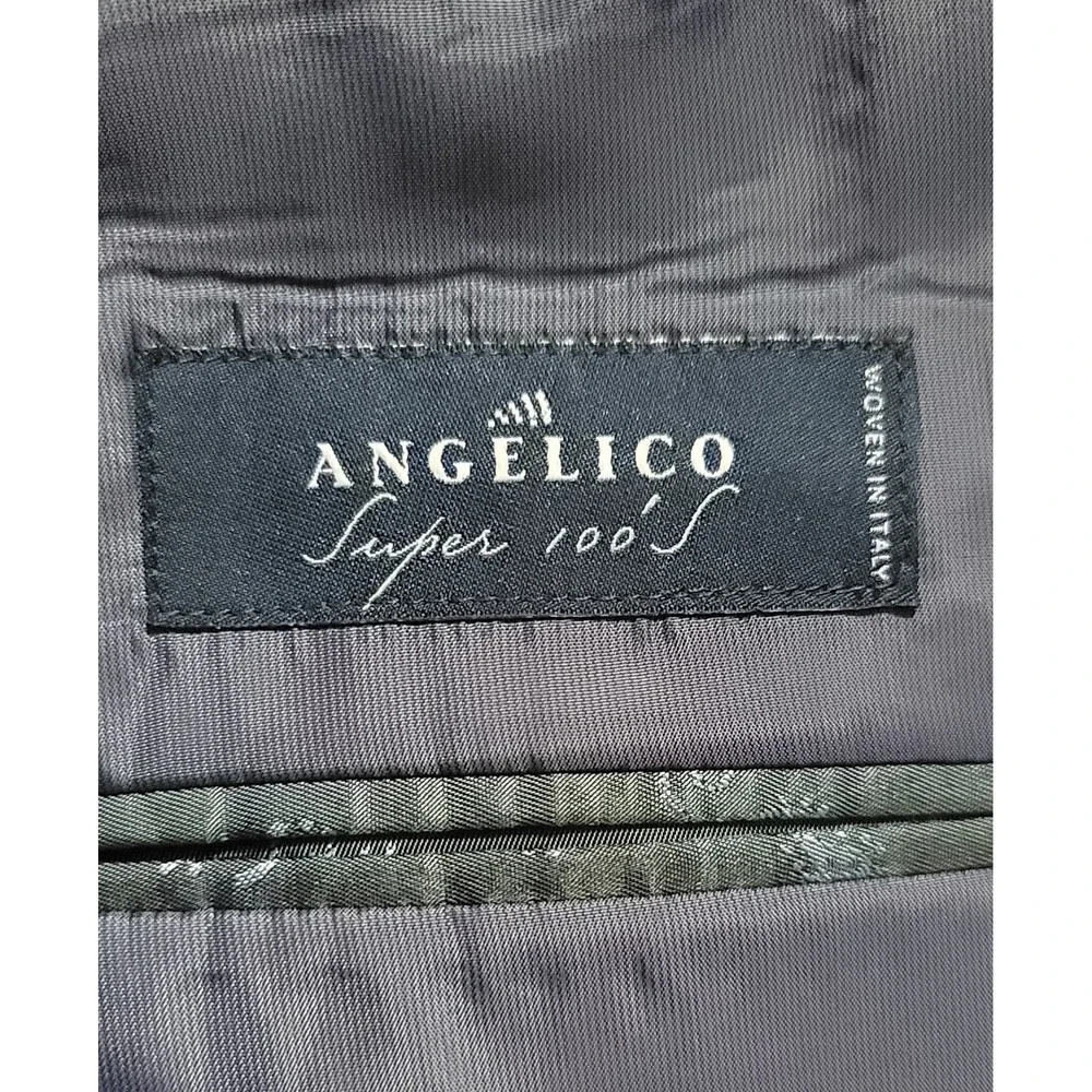Joseph Abboud Heritage Men's Blue Angelico Fabric 2‎ Button Blazer Size 40 Long